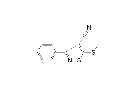 5-(Methylsulfanyl)-3-phenyl-4-isothiazolecarbonitrile