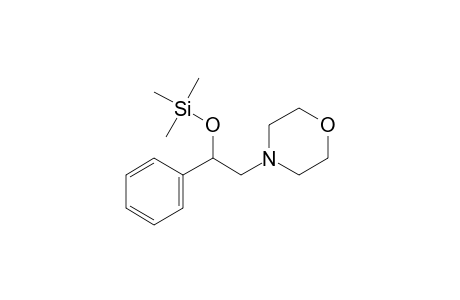 2-(4-Morpholinyl)-1-phenylethanol, tms derivative