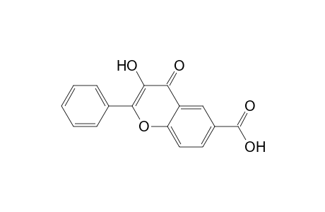 3-HYDROXY-4-OXO-2-PHENYL-4H-1-BENZOPYRAN-6-CARBOXYLIC ACID