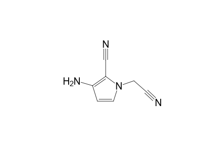 1H-2-Pyrrolecarbonitrile, 3-amino-1-(cyanomethyl)