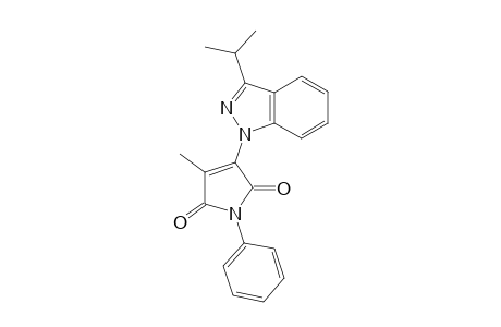 3-(3-Isopropyl-1H-indazol-1-yl)-4-methyl-1-phenyl-1H-pyrrole- 2,5-dione