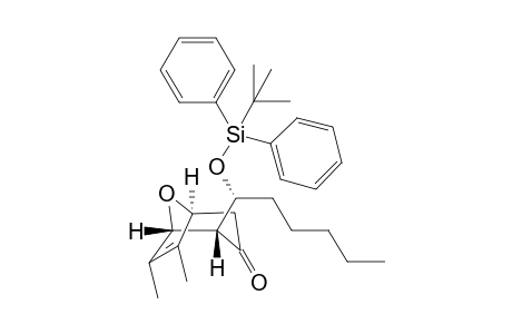 (1R,2R,5S)-2-((R)-1-(tert-Butyldiphenylsiloxy)hexyl)-6,7-dimethyl-8-oxabicyclo[3.2.1]oct-6-en-3-one