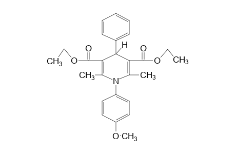 1,4-dihydro-2,6-dimethyl-1-(p-methoxyphenyl)-4-phenyl-3,5-pyridinedicarboxylic acid, diethyl ester