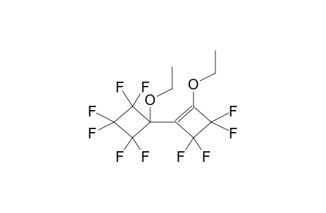 1-(1'-ETHOXYHEXAFLUOROCYCLOBUTYL)-2-ETHOXYTETRAFLUOROCYCLOBUTENE