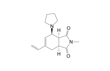 (3aS,4R,7aS)-2-methyl-4-pyrrolidin-1-yl-6-vinyl-3a,4,7,7a-tetrahydroisoindole-1,3-dione