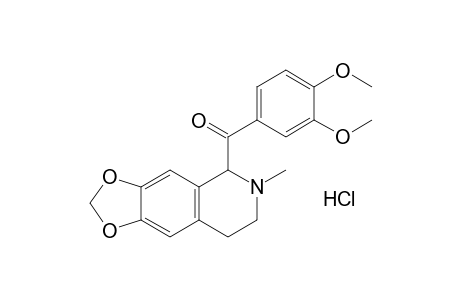 3,4-Dimethoxyphenyl 6-methyl-5,6,7,8-tetrahydro-1,3-dioxolo[4,5-G]-isoquinolin-5-yl ketone, hydrochloride