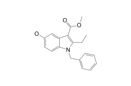 3-(CARBOMETHOXY)-2-ETHYL-1-(PHENYLMETHYL)-5-HYDROXYINDOLE