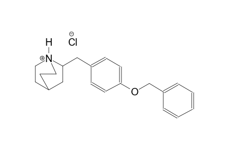 1-azoniabicyclo[2.2.2]octane, 2-[[4-(phenylmethoxy)phenyl]methyl]-, chloride