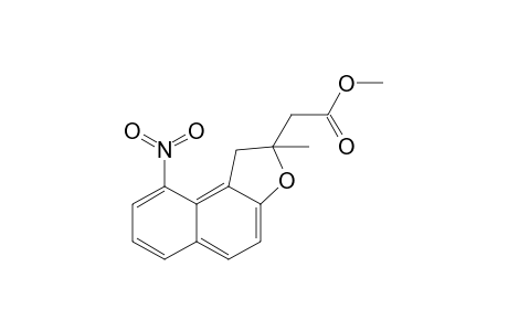 Methyl 2-(2-methyl-9-nitro-1,2-dihydronaphtho[2,1-b]furan-2-yl)acetate