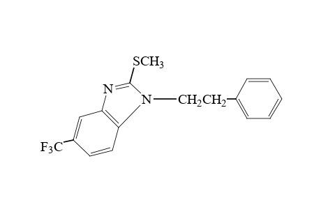 2-(methylthio)-1-phenethyl-5-(trifluoromethyl)benzimidazole