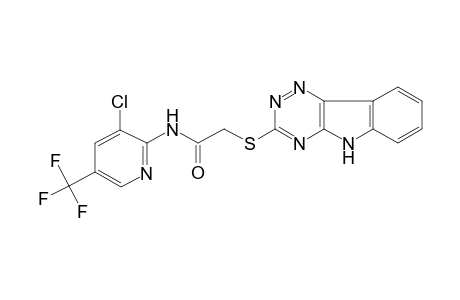 acetamide, N-[3-chloro-5-(trifluoromethyl)-2-pyridinyl]-2-(5H-[1,2,4]triazino[5,6-b]indol-3-ylthio)-