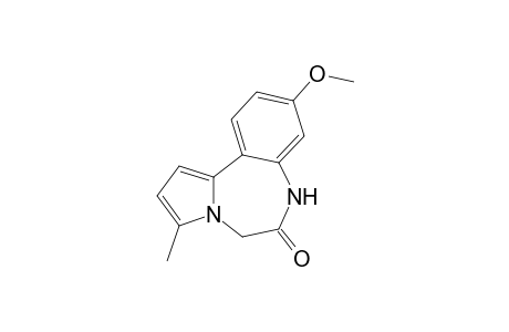 9-Methoxy-3-methyl-5H-pyrrolo[1,2-d][1,4]benzodiazepin-6(7H)-one