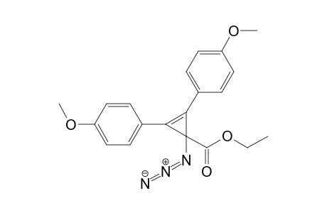 Ethyl 1,2-bis(4'-methoxyphenyl)-3-azidocyclopropene-3-carboxylate