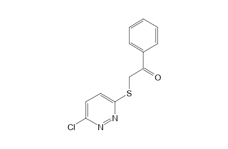 2-[(6-CHLORO-3-PYRIDAZINYL)THIO]ACETOPHENONE