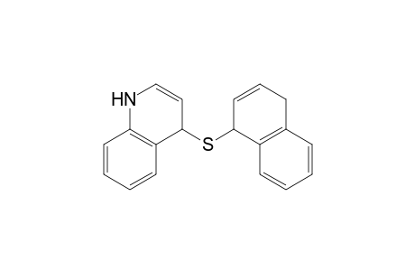 4-[(1,4-dihydronaphth-1-yl)thio]-1,4-dihydroquinoline