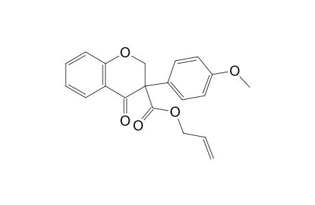 3-Allyloxycarbonyl-3-(4-methoxyphenyl)chroman-4-one