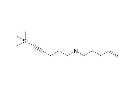 N-pent-4-enyl-5-trimethylsilyl-4-pentyn-1-amine