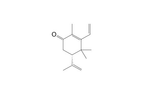 (+)-(5S)-3-Vinyl-5-isopropenyl-2,4,4-trimethylcyclohex-2-enone