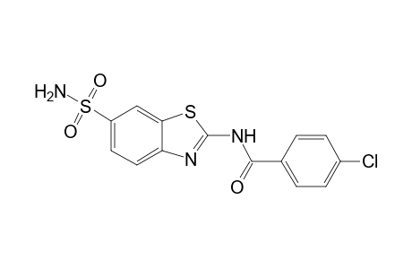 N-[6-(Aminosulfonyl)-1,3-benzothiazol-2-yl]-4-chlorobenzamide