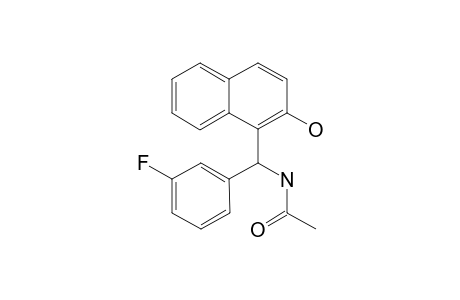 1-(.alpha.-Acetamido-m-fluorobenzyl)-2-naphthol