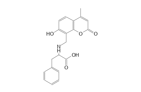 N-[(7-hydroxy-4-methyl-2-oxo-2H-chromen-8-yl)methyl]phenylalanine