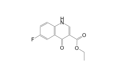 3-Quinolinecarboxylic acid, 6-fluoro-1,4-dihydro-4-oxo-, ethyl ester