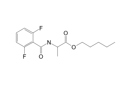 L-Alanine, N-(2,6-difluorobenzoyl)-, pentyl ester