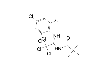 2,2-Dimethyl-N-[2,2,2-trichloro-1-(2,4,6-trichloroanilino)ethyl]propanamide