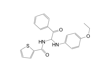 2-thiophenecarboxamide, N-[1-[(4-ethoxyphenyl)amino]-2-oxo-2-phenylethyl]-