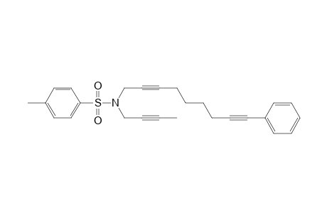 N-but-2-ynyl-4-methyl-N-(9-phenylnona-2,8-diynyl)benzenesulfonamide