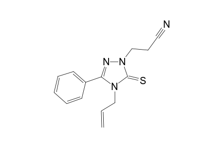 3-(4-Allyl-3-phenyl-5-thioxo-4,5-dihydro-1H-1,2,4-triazol-1-yl)propanenitrile