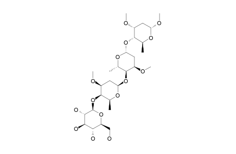 ADOLIGOSE-B;BETA-GLUCOPYRANOSYL-(1->4)-O-BETA-DIGINOPYRANOSYL-(1->4)-O-BETA-CYMAROPYRANOSYL-(1->4)-O-ALPHA-CYMAROSE