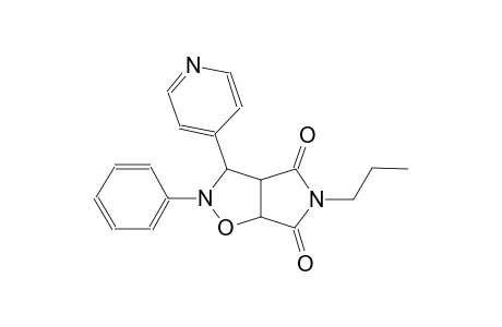 2H-pyrrolo[3,4-d]isoxazole-4,6(3H,5H)-dione, dihydro-2-phenyl-5-propyl-3-(4-pyridinyl)-