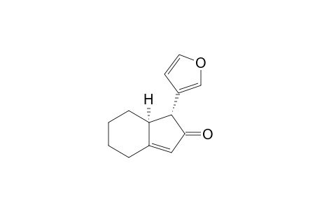 (1R,7aS)-1-(3-furanyl)-1,4,5,6,7,7a-hexahydroinden-2-one