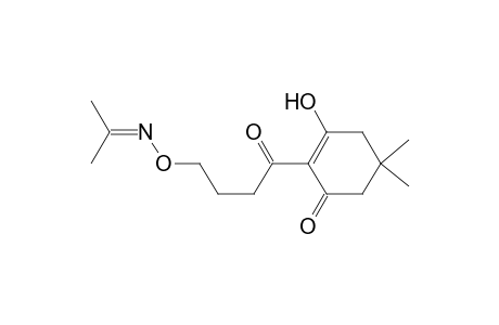 5,5-DIMETHYL-2-[4'-(1''-METHYLIDENEAMINOOXY)-BUTANOYL]-CYCLOHEXANE-1,3-DIONE