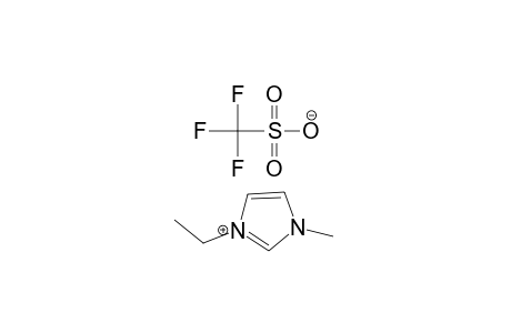 1-ETHYL-3-METHYL-IMIDAZOLIUM-TRIFLUOROMETHANESULFONATE;[C6H11N2][CF3SO3]