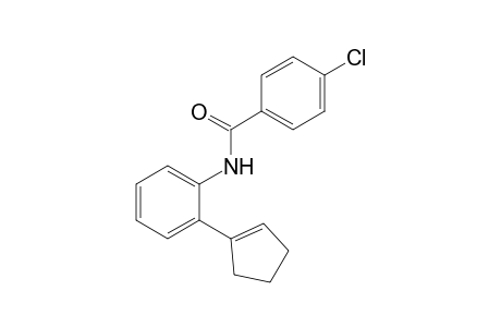 4-Chloro-N-(2-cyclopent-1-en-1-ylphenyl)benzamide