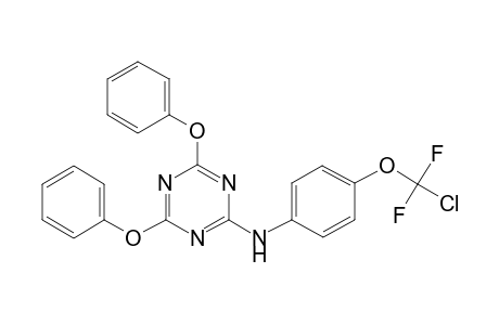 N-{4-[chloro(difluoro)methoxy]phenyl}-4,6-diphenoxy-1,3,5-triazin-2-amine