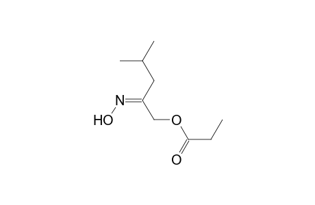 Z-Propionic acid 2-hydroxyimino-4-methylpentyl ester isomer