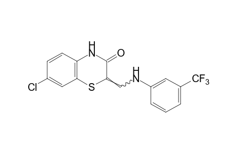 7-chloro-2-[(alpha,alpha,alpha-trifluoro-m-toluidino)methylene]-2H-1,4-benzothiazin-3(4H)-one