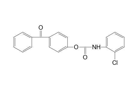 4-hydroxybenzophenone, o-chlorocarbanilate