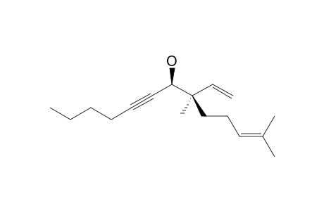 (6R*,7S*)-2,6-Dimethyl-6-ethenyltridec-2-en-8-yn-7-ol