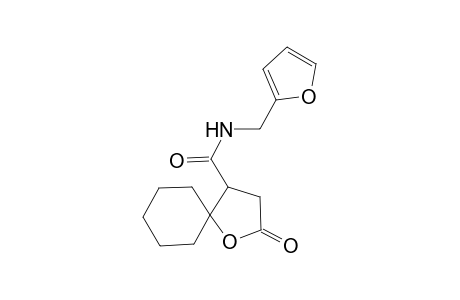 N-(2-furylmethyl)-2-oxo-1-oxaspiro[4.5]decane-4-carboxamide