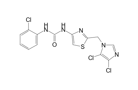 1-(o-Chlorophenyl)-3-{2-[(4,5-dichloroimidazol-1-yl)methyl]-4-thiazolyl}urea