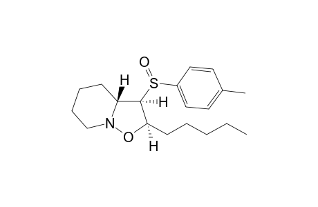 4-p-Tolylsulfinyl-3-pentylpiperidino[1,2-b]isoxazolidine