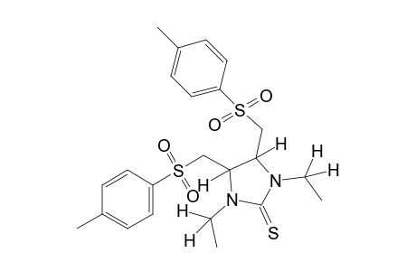 4,5-bis[(p-tolylsulfonyl)methyl]-1,3-dimethyl-2-imidazolidinethione