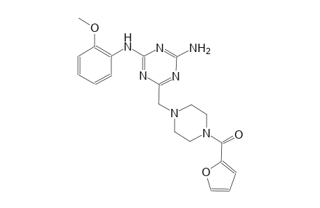 1,3,5-triazine-2,4-diamine, 6-[[4-(2-furanylcarbonyl)-1-piperazinyl]methyl]-N~2~-(2-methoxyphenyl)-