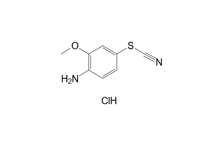 thiocyanic acid, 4-amino-3-methoxyphenyl ester, hydrochloride