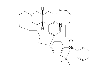 (1R,17R)-17-[8-(tert-Butyl-diphenyl-silanyloxy)-oct-3-enyl]-4,15-diaza-tricyclo[13.2.2.1(2,6)]icosa-2,4,6(20),9-tetraene