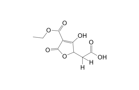 4-carboxy-2,5-dihydro-3-hydroxy-5-oxo-2-furanacetic acid, 4-ethyl ester